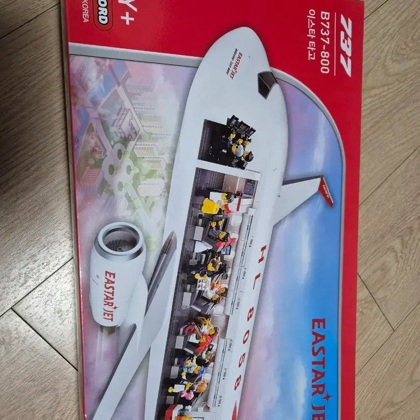 [BUNJANG] Oxford Eastar Jet B737-800 Building Block Set / 미개봉 새상품  B737-800이스타 제트 타고 레고 옥스포드