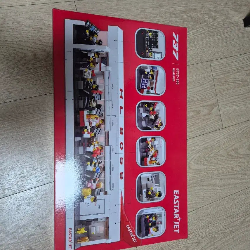 [BUNJANG] Oxford Eastar Jet B737-800 Building Block Set / 미개봉 새상품  B737-800이스타 제트 타고 레고 옥스포드