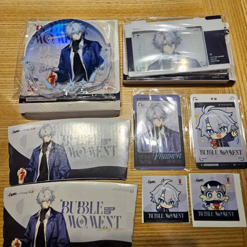 [BUNJANG] Honkai: Star Rail x Painon Collaboration Acrylic Coaster + Keyring + Redeem Card Set / 붕괴 스타레일 공차 콜라보 파이논 굿즈
