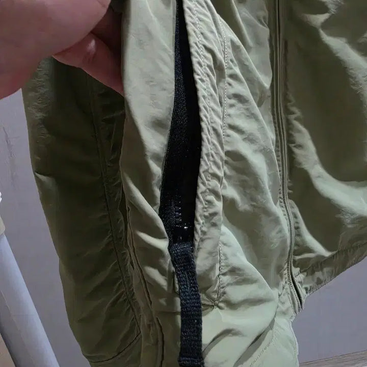 [BUNJANG] Stone Island Microplush Jacket Khaki Size L / (백화점정품) 스톤아일랜드 마이크로랩스 자켓
