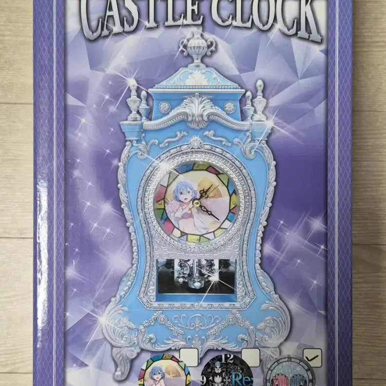 [BUNJANG] Re:Zero Rem &amp; Ram Castle Clock / 리제로굿즈 렘, 람 케슬 클락/시계