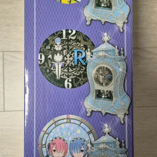 [BUNJANG] Re:Zero Rem &amp; Ram Castle Clock / 리제로굿즈 렘, 람 케슬 클락/시계