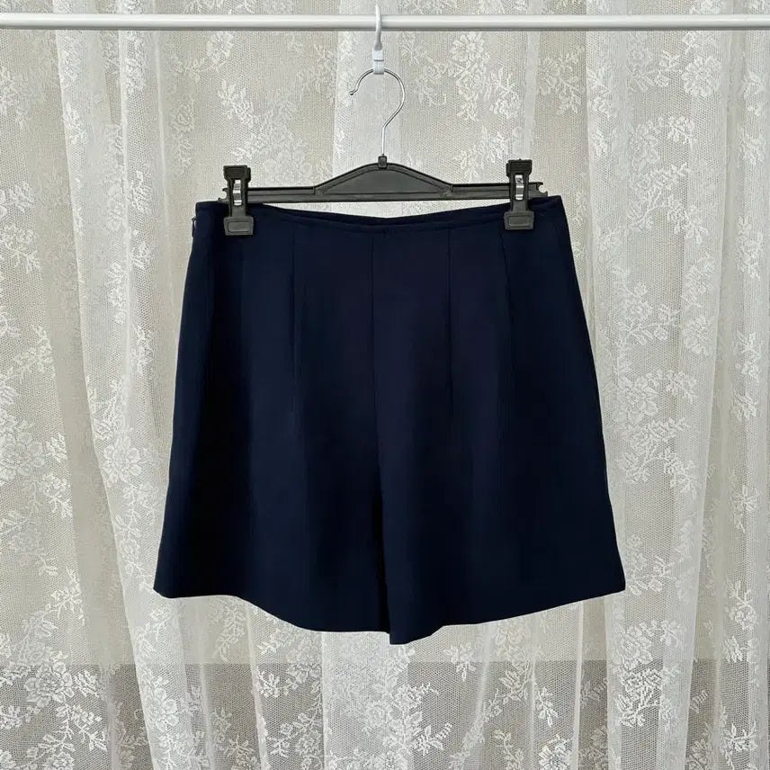 [BUNJANG] Club Monaco Navy Single Pleated Shorts / 62-88) 클럽모나코 핀턱 반바지 네이비