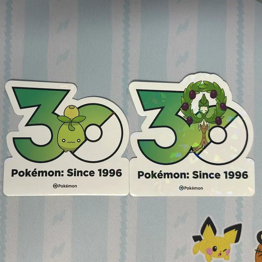 [BUNJANG] Pokemon 30th Anniversary Logo Sticker Mini / [포켓몬 30주년 기념 로고 스티커] 미니브, 올리르바