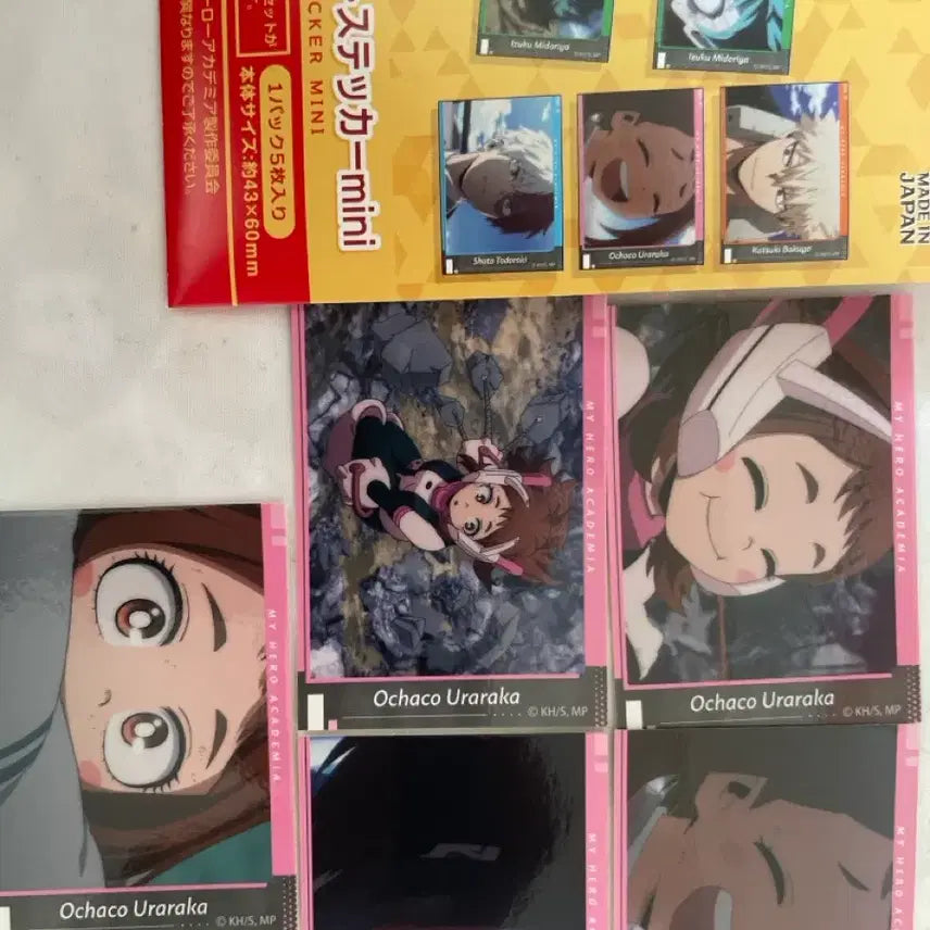 [BUNJANG] Ochaco Uraraka Memory Cut Mini Sticker / 우라라카 오챠코 메모리컷 미니 스티커