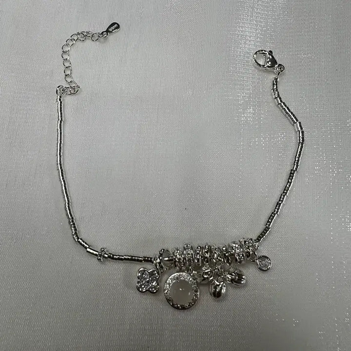 [BUNJANG] 999 Silver Pendant Bracelet / 999은 실버 펜던트 팔찌 (새상품)B0278