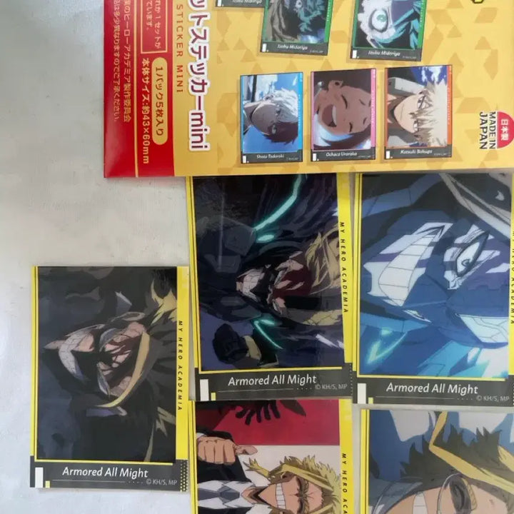 [BUNJANG] All Might Memory Cut Mini Sticker / 올마이트 메모리컷 미니 스티커