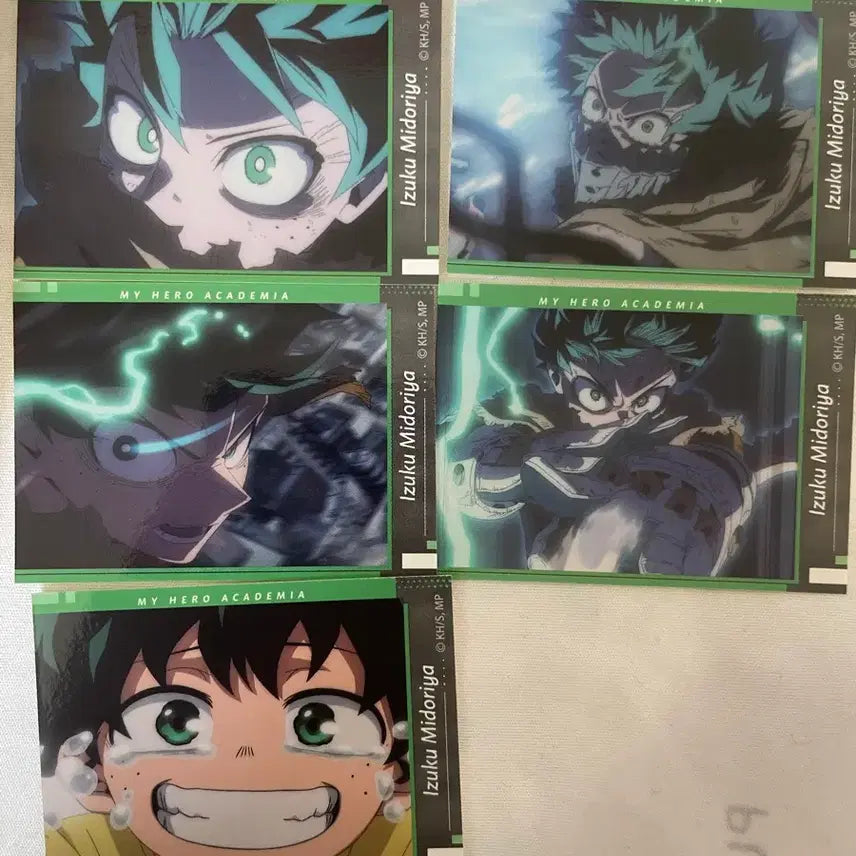[BUNJANG] Izuku Midoriya Memory Cut Mini Sticker / 미도리야 이즈쿠 메모리컷 미니 스티커