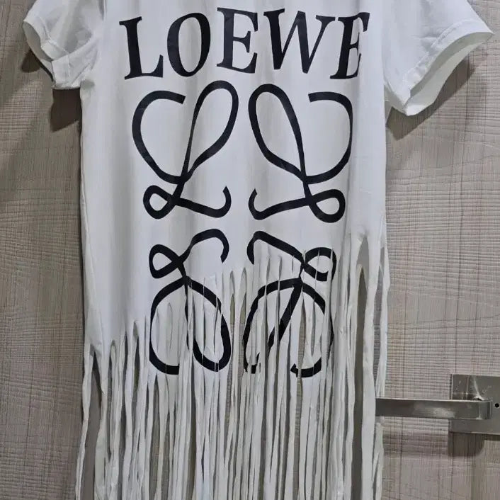[BUNJANG] Loewe White Logo T-Shirt / 로에베 화이트 티셔츠