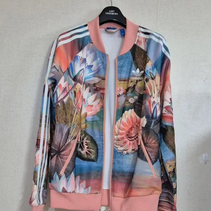 [BUNJANG] Adidas Originals Curso SS TT Flower Track Jacket / 아디다스 한정판 플라워 져지 CURSO SS TT 아디다스 트레이닝
