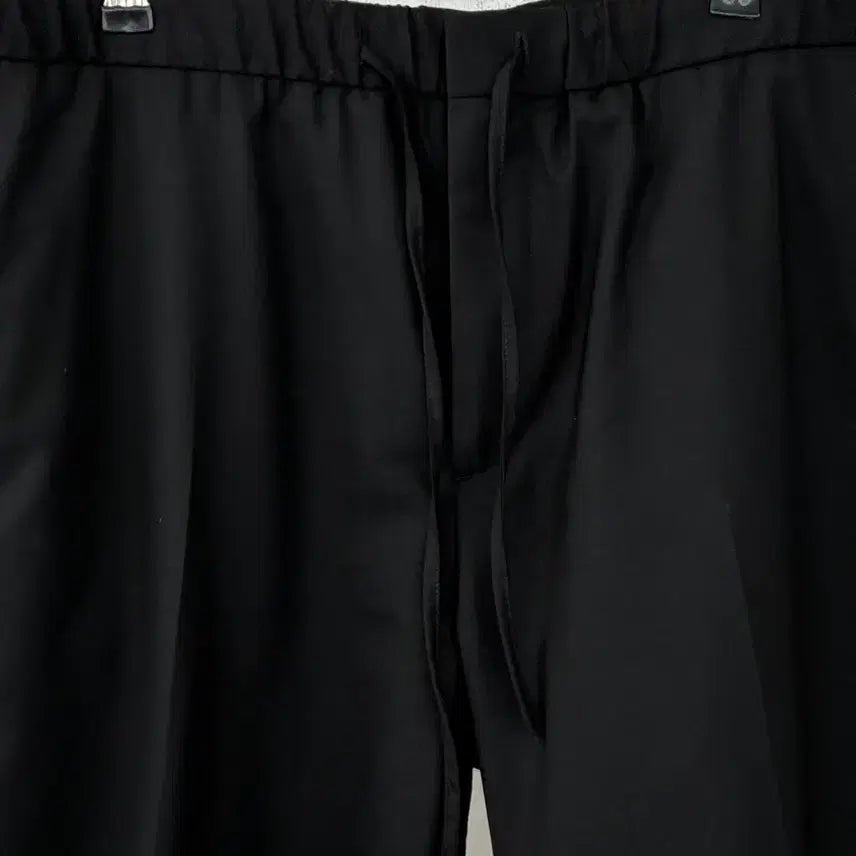[BUNJANG] COS Black Summer Wool Blend Banding Slack Shorts / 52) 코스 COS 밴딩 슬랙스 반바지 블랙