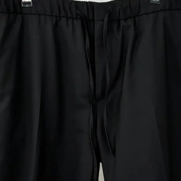 [BUNJANG] COS Black Summer Wool Blend Banding Slack Shorts / 52) 코스 COS 밴딩 슬랙스 반바지 블랙