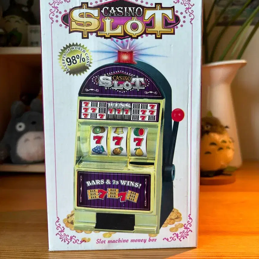 [BUNJANG] Slot Machine Toy Piggy Bank / 슬롯머신 장난감 저금통