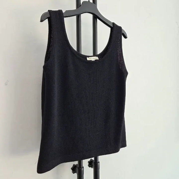 [BUNJANG] S.J. JOHN Black Sleeveless Knit / 정품 센존 S.J JOHN  블랙 민소매 니트