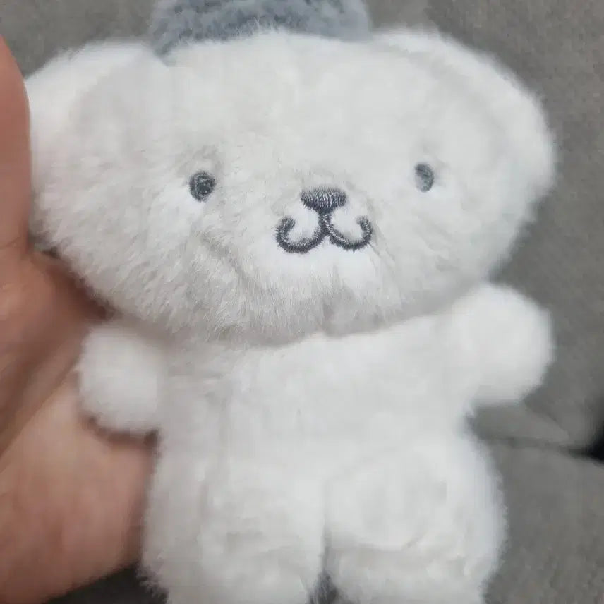 [BUNJANG] Sanrio Pompompurin Monotone Plush Keychain / 산리오 폼폼푸린 인형 키링 모노톤폼폼푸린