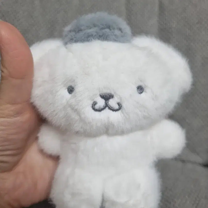 [BUNJANG] Sanrio Pompompurin Monotone Plush Keychain / 산리오 폼폼푸린 인형 키링 모노톤폼폼푸린