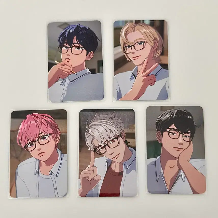 [BUNJANG] PLAVE 6th Summer Ktown4u Glasses Photocard Bundle Set / 플레이브 여섯번째여름 케타포 안경포카 일괄