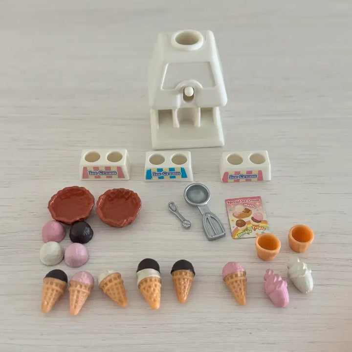 [BUNJANG] Sylvanian Families Ice Cream Miniature Set / 단종)올드)실바니안 아이스크림 미니어처 소품