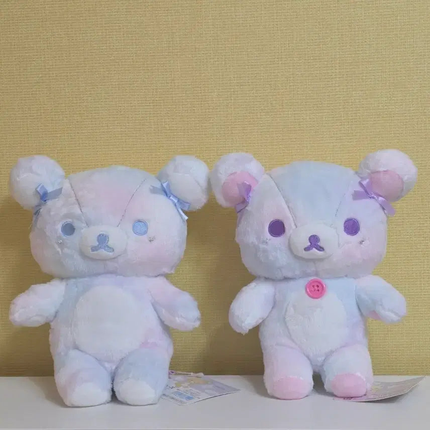 [BUNJANG] Rilakkuma Cotton Candy Series Plush Bundle / 리락쿠마 하늘의 쿠르링 솜사탕 시리즈 인형 일괄