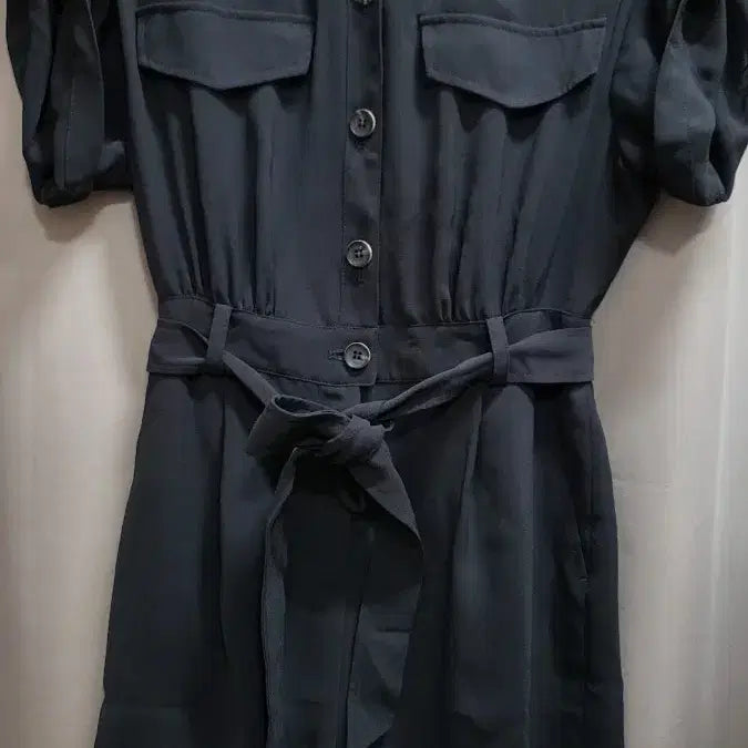 [BUNJANG] SOUP Dark Navy Short-Sleeve Jumpsuit Size 55 / SOUP 다크네이비 반팔  점프수트 55