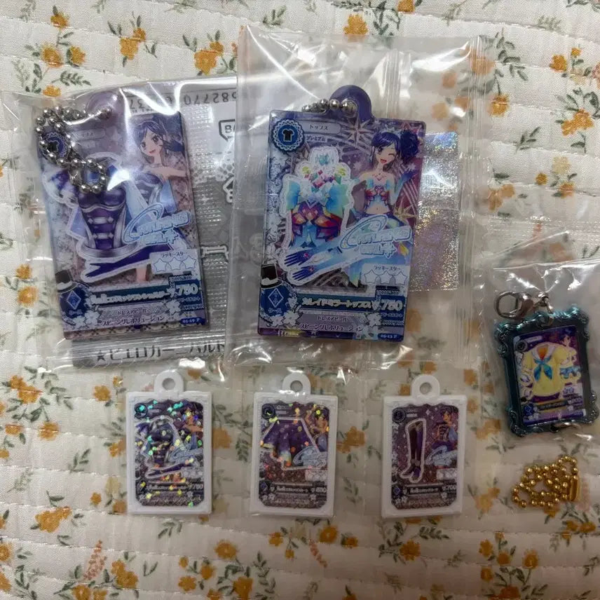 [BUNJANG] Aikatsu! Gashapon Press Card Keyring Marine (Sealed) / 아이엠스타 아이카츠 가샤폰 프레 카드 키링 마린 판매