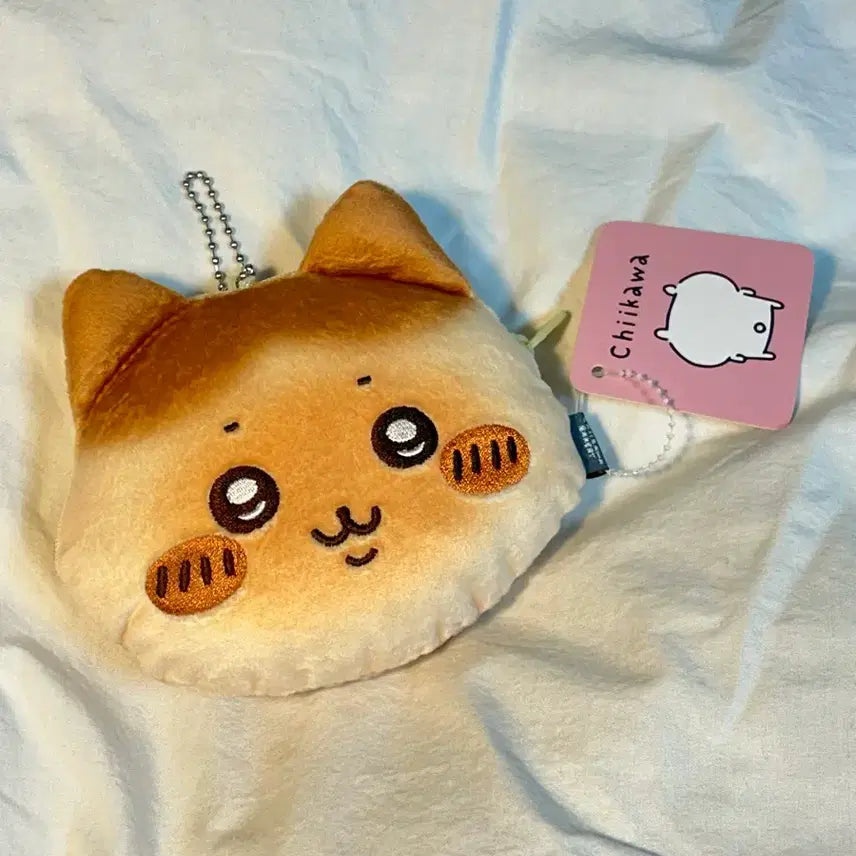 [BUNJANG] Nanzakki Bakery Series Baked Bread Hachiware Pouch Charm / 택0,새상품) 일본 먼작귀 베이커리 시리즈 구운빵 하치와레 파우치 키링