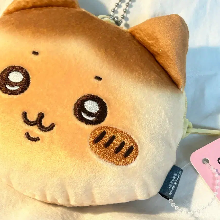 [BUNJANG] Nanzakki Bakery Series Baked Bread Hachiware Pouch Charm / 택0,새상품) 일본 먼작귀 베이커리 시리즈 구운빵 하치와레 파우치 키링