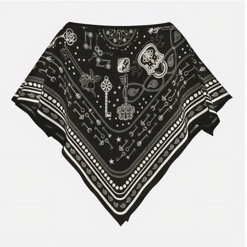 [BUNJANG] 1423 Opark Cape Scarf (Lee Mi-sook Scarf) - Wool Silk Blend / 1423 오파르크 케이프 스카프 (이미숙 스카프)