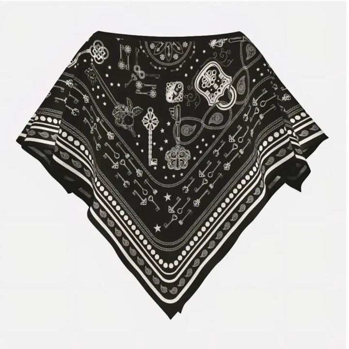 [BUNJANG] 1423 Opark Cape Scarf (Lee Mi-sook Scarf) - Wool Silk Blend / 1423 오파르크 케이프 스카프 (이미숙 스카프)