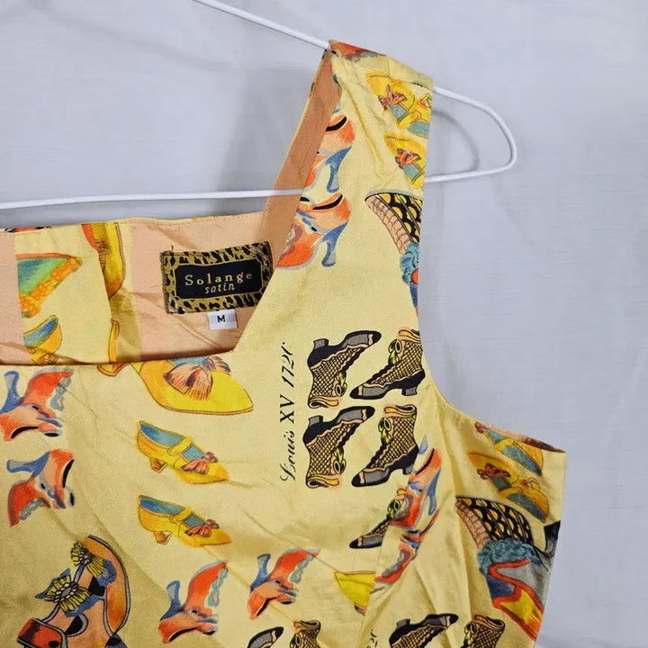 [BUNJANG] 100% Silk Square Neck Vest (M) / 실크100 스퀘어넥 조끼M