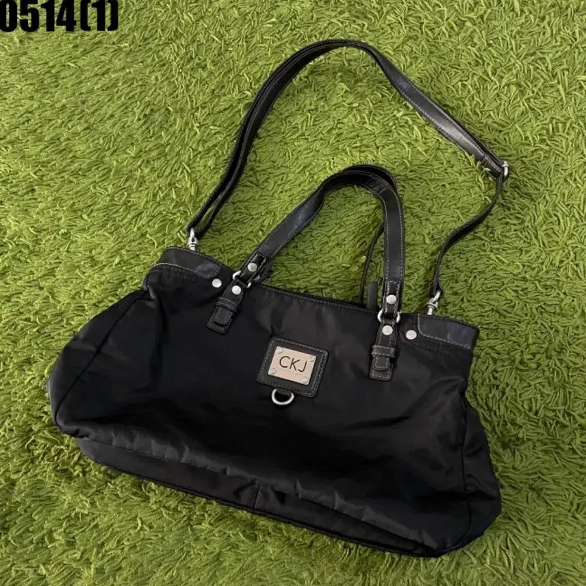 [BUNJANG] CKJ Black Tote Bag Shoulder Bag / CKJ 블랙 토트백 숄더백