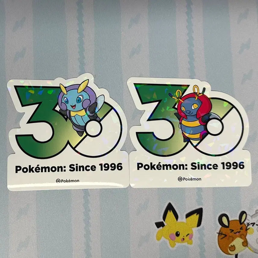 [BUNJANG] Pokemon 30th Anniversary Logo Sticker / [포켓몬 30주년 기념 로고 스티커]볼비트, 네오비트