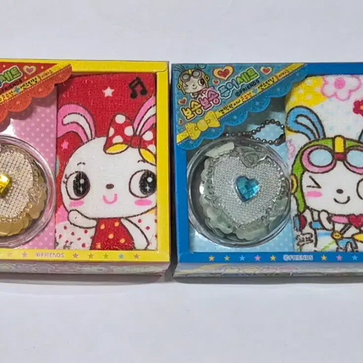 [BUNJANG] Classic Soft Pure Handkerchief Set with Keyring / 고전 보송 퓨어 손수건 세트