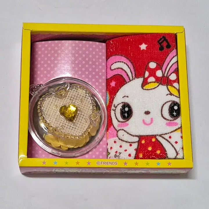 [BUNJANG] Classic Soft Pure Handkerchief Set with Keyring / 고전 보송 퓨어 손수건 세트