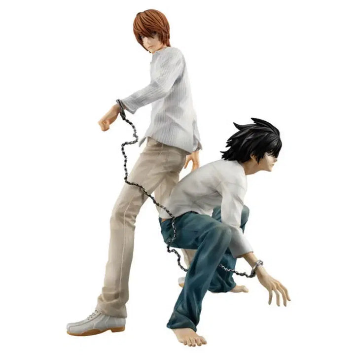 [BUNJANG] Mega House G.E.M. Series Death Note Yagami Light &amp; L Figure (Sealed) / 미개봉) 데스노트 메가하우스 gem 야가미 라이토 &amp; L 피규어