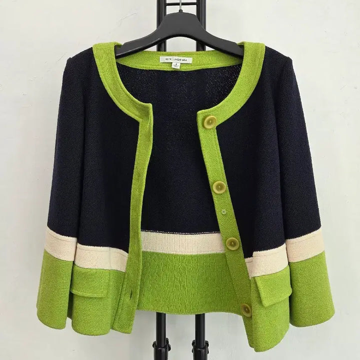 [SOLD OUT] 정품 센존 ST.JOHN 니트 가디건 그린