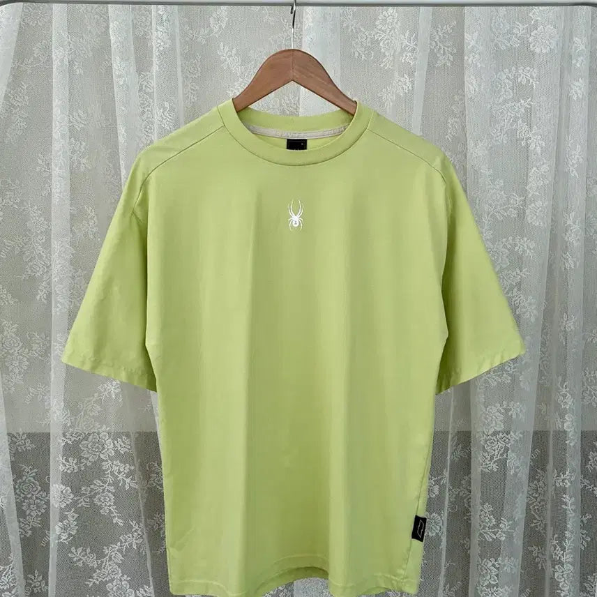 [BUNJANG] Spyder T-Shirt Green Back Logo Printing / 95) 스파이더 백 로고 프린팅 티셔츠 그린