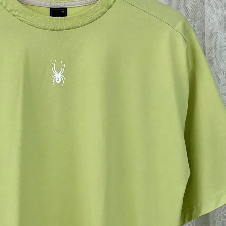 [BUNJANG] Spyder T-Shirt Green Back Logo Printing / 95) 스파이더 백 로고 프린팅 티셔츠 그린
