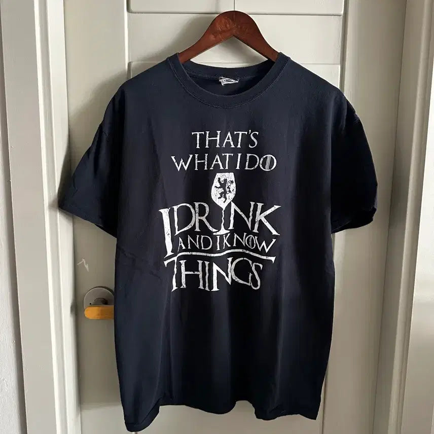 [BUNJANG] Game of Thrones Font T-Shirt / Game of thrones 폰트 티셔츠