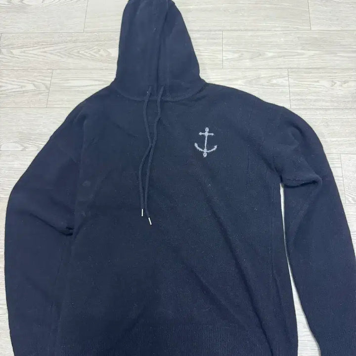 [BUNJANG] Ganni Woollen Merino Wool Hoodie Sweater Black / [XL]건지울른스 메리노 울 후드 스웨터