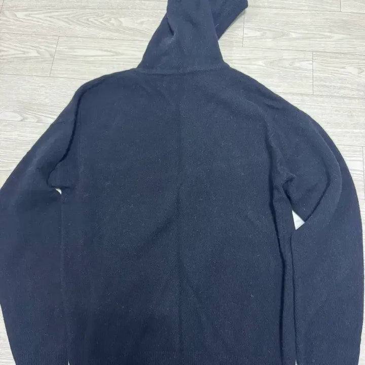 [BUNJANG] Ganni Woollen Merino Wool Hoodie Sweater Black / [XL]건지울른스 메리노 울 후드 스웨터