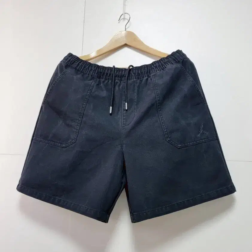 [BUNJANG] Nike Jordan Jumpman Essential Cotton Woven Shorts - Black (2024) / 남성 2024 나이키 조던 점프맨 에센셜 코튼 우븐 반바지 바지 검정