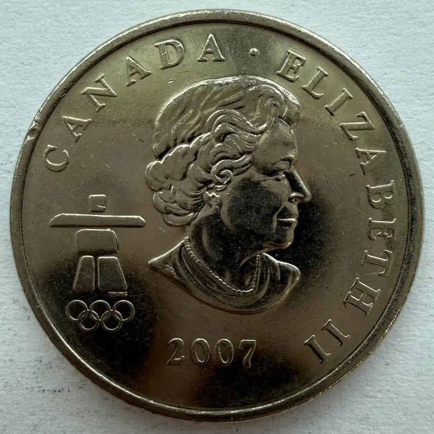 [BUNJANG] 2010 Vancouver Olympics Commemorative Canadian 25 Cent Coin / 2010년 벤쿠버 올림픽 기념 캐나다 25센트 동전 S2931