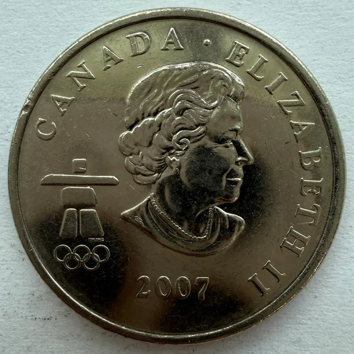 [BUNJANG] 2010 Vancouver Olympics Commemorative Canadian 25 Cent Coin / 2010년 벤쿠버 올림픽 기념 캐나다 25센트 동전 S2931