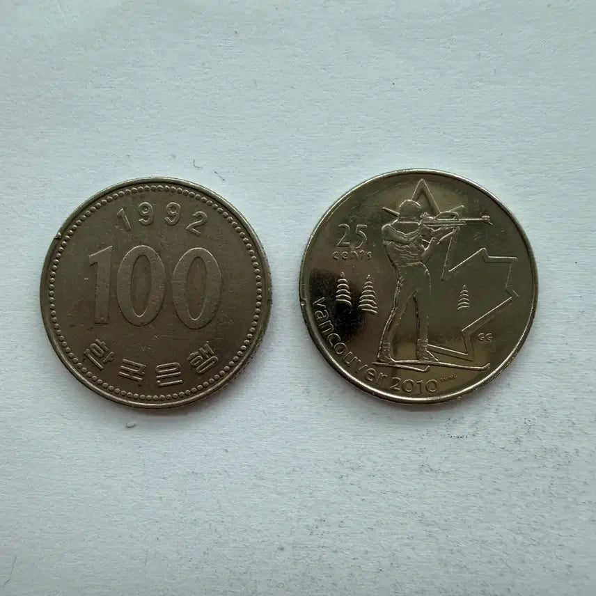 [BUNJANG] 2010 Vancouver Olympics Commemorative Canadian 25 Cent Coin / 2010년 벤쿠버 올림픽 기념 캐나다 25센트 동전 S2931