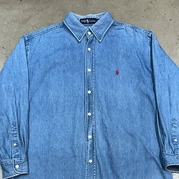 [BUNJANG] Polo Ralph Lauren Denim Shirt / 105 폴로랄프로랜 데님셔츠
