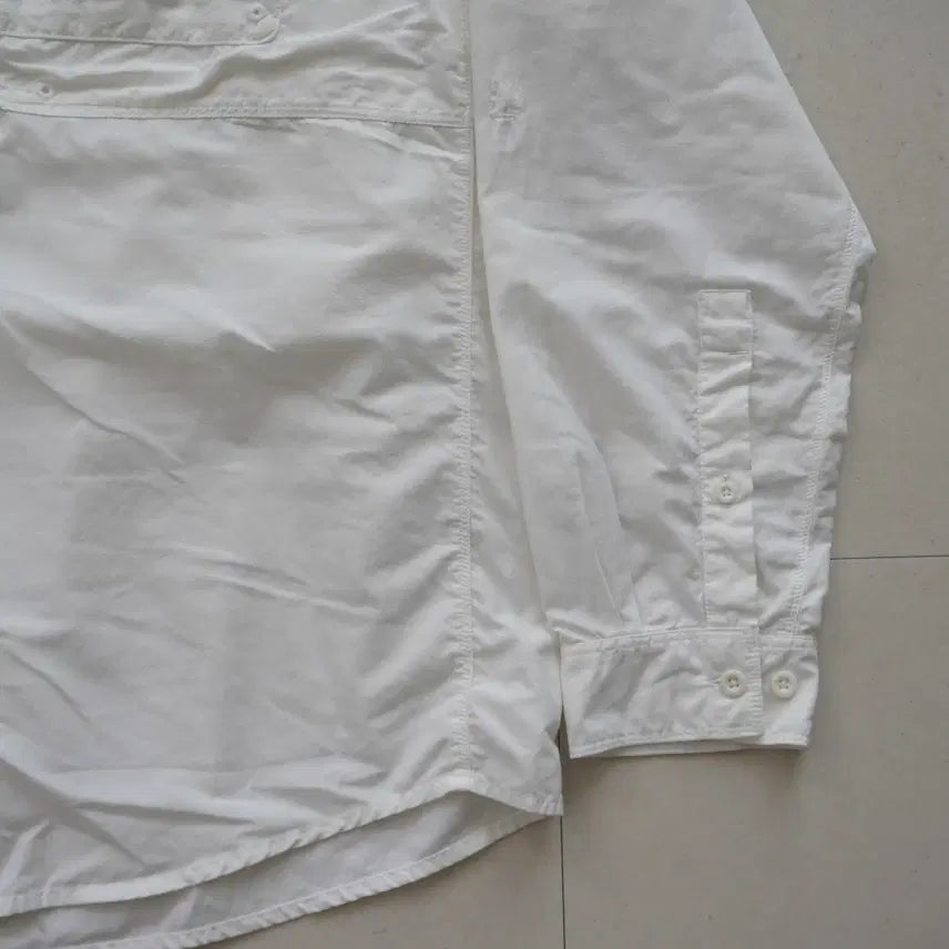 [BUNJANG] The North Face White Fishing Utility Tech Shirt XL / 노스페이스 화이트 피싱 유틸리티 테크 셔츠 XL