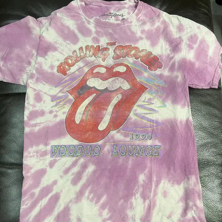[BUNJANG] USA Rolling Stones 1994 Tie-Dye T-Shirt / Usa 롤링스톤즈 1994 티셔츠 보라 타이다이