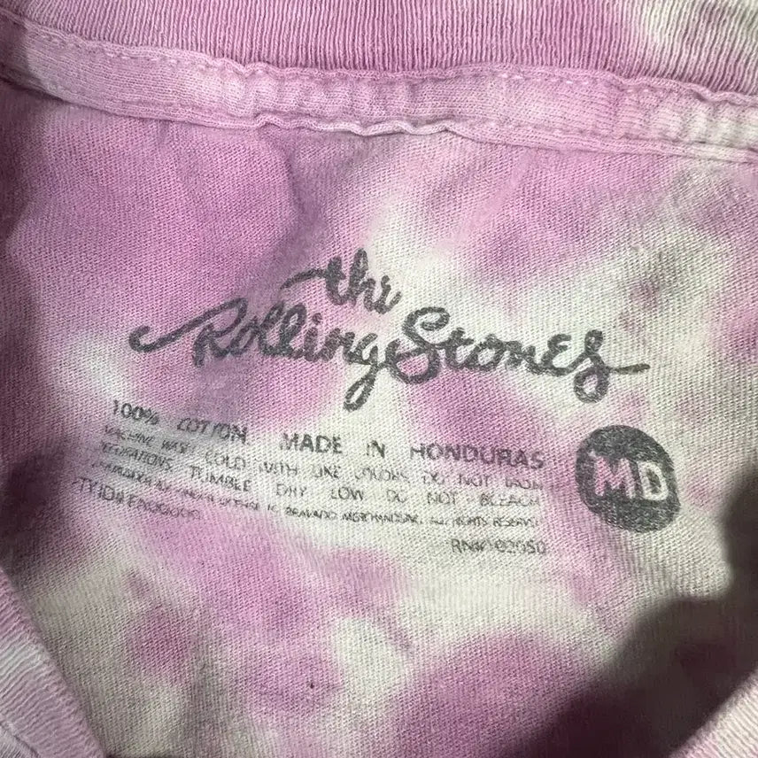 [BUNJANG] USA Rolling Stones 1994 Tie-Dye T-Shirt / Usa 롤링스톤즈 1994 티셔츠 보라 타이다이