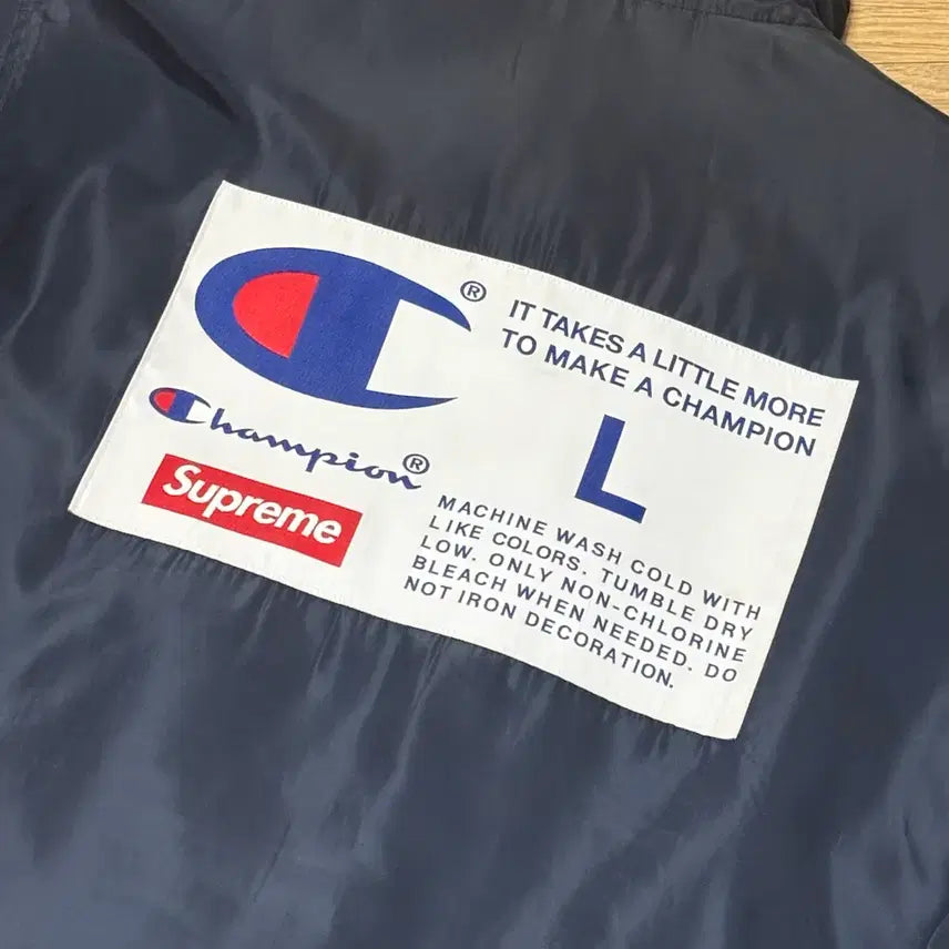 [BUNJANG] Supreme x Champion Collaboration Coach Jacket / L 슈프림 x 챔피온 코치 자켓